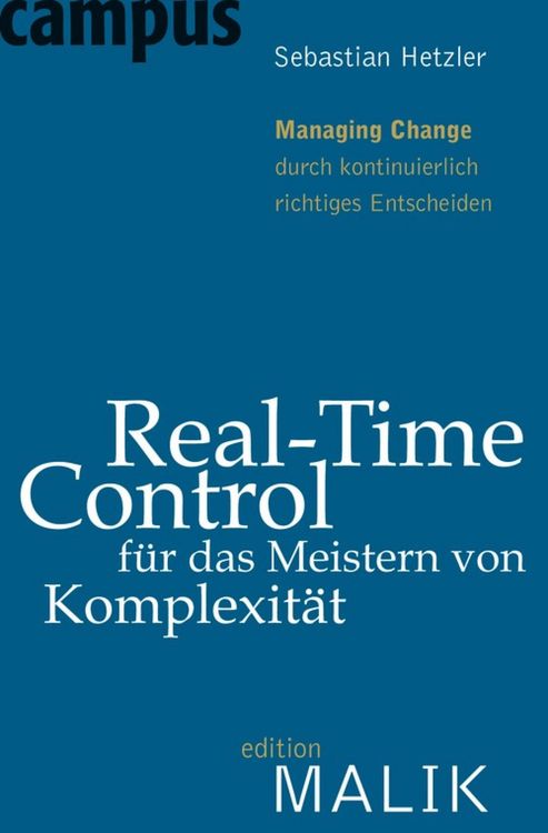 Produktbild: Real-Time-Control f&uuml;r das Meistern von Komplexit&auml;t