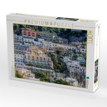 Produktbild: CALVENDO Puzzle POSITANO Architektur im Hang | 1000 Teile Lege-Gr&ouml;&szlig;e 64x48cm Foto-Puzzle f&uuml;r gl&uuml;ckliche Stunden