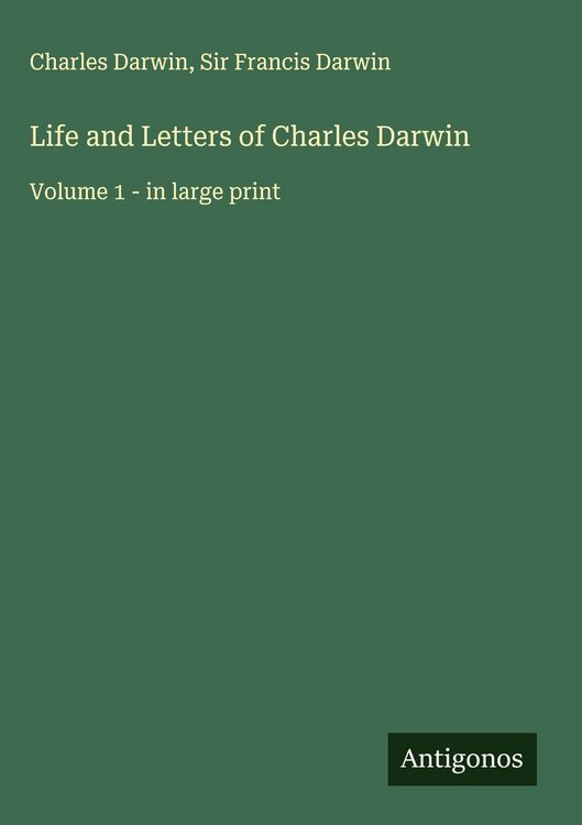 Produktbild: Life and Letters of Charles Darwin