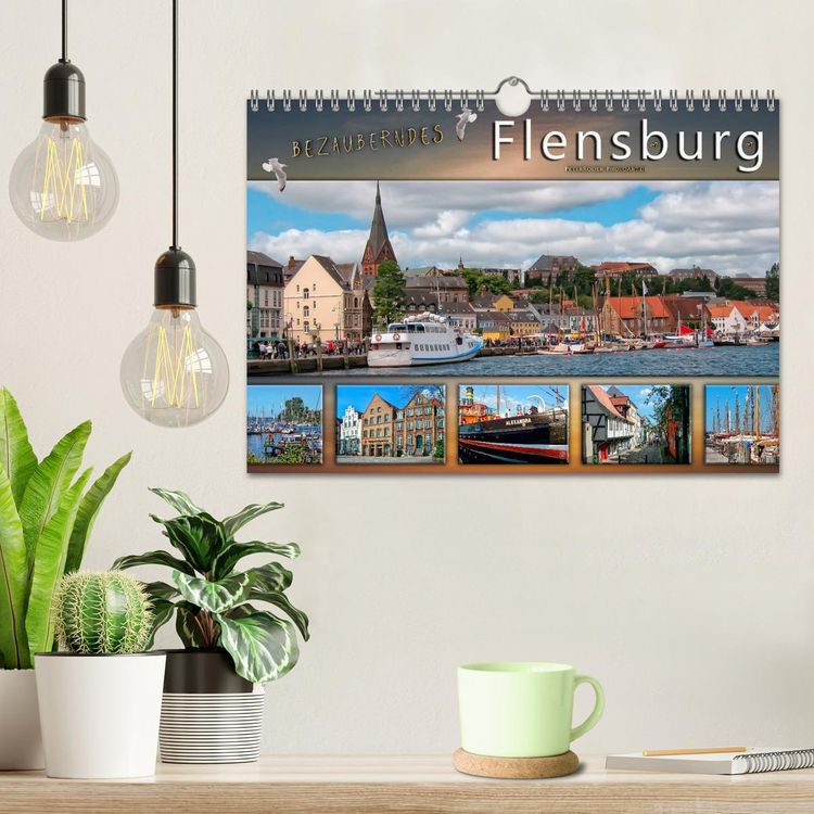 Produktbild: Bezauberndes Flensburg (Wandkalender 2026 DIN A4 quer), CALVENDO Monatskalender