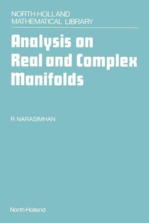 Produktbild: Analysis on Real and Complex Manifolds