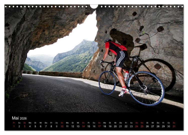 Produktbild: Alpenp&auml;sse auf dem Rennrad "Himmlische Serpentinen" (Wandkalender 2026 DIN A3 quer), CALVENDO Monatskalender