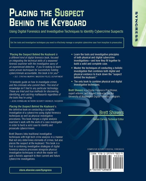 Produktbild: Placing the Suspect Behind the Keyboard