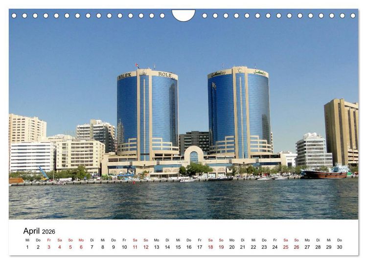 Produktbild: Dubai - Ein Erlebnis (Wandkalender 2026 DIN A4 quer), CALVENDO Monatskalender