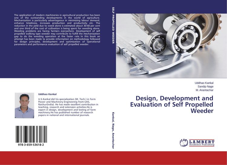 Produktbild: Design, Development and Evaluation of Self Propelled Weeder