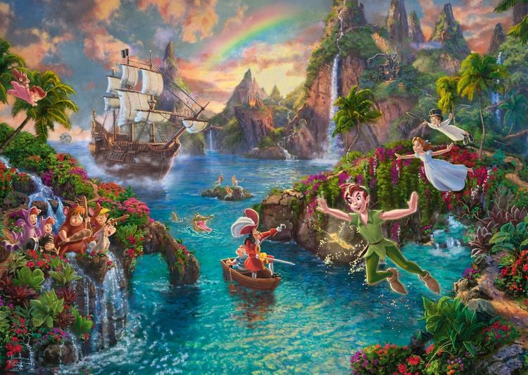 Produktbild: Puzzle Schmidt Spiele 59635 Thomas Kinkade Disney Peter Pan 1000 Teile