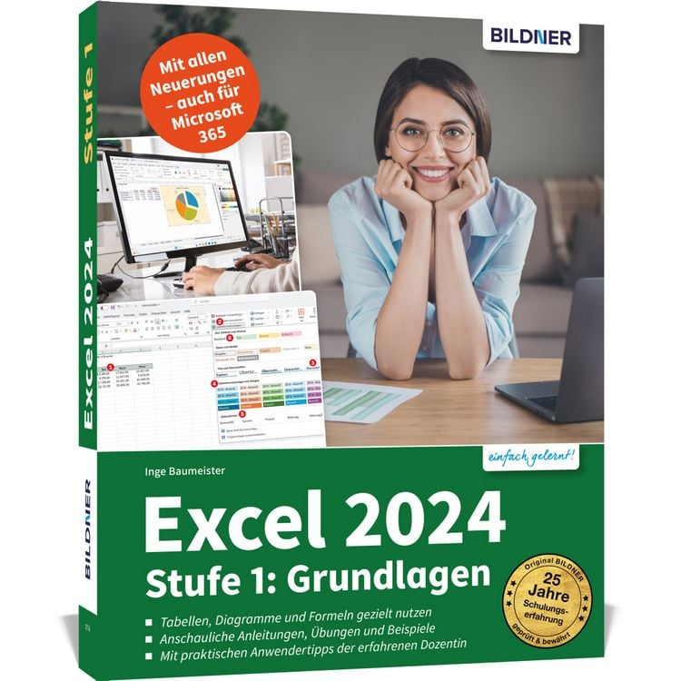 Produktbild: Excel 2024 - Stufe 1: Grundlagen