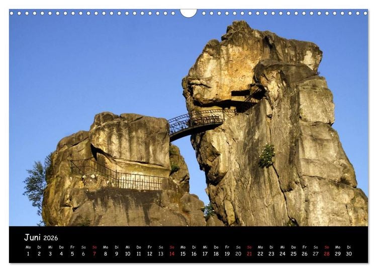 Produktbild: Die Externsteine (Wandkalender 2026 DIN A3 quer), CALVENDO Monatskalender
