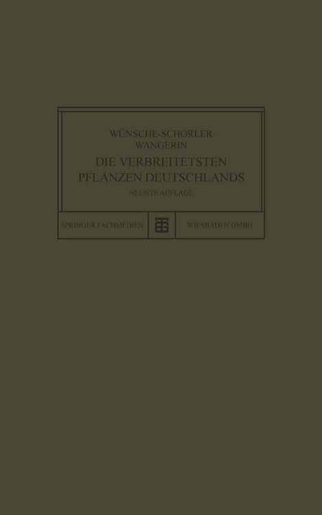 Produktbild: Die Verbreitetsten Pflanzen Deutschlands