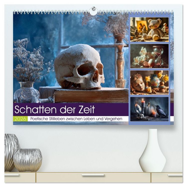Produktbild: Schatten der Zeit (hochwertiger Premium Wandkalender 2026 DIN A2 quer), Kunstdruck in Hochglanz