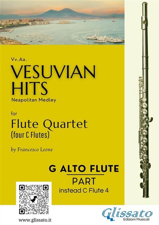 Produktbild: (G Alto Flute - instead Fl. 4) Vesuvian Hits for Flute Quartet