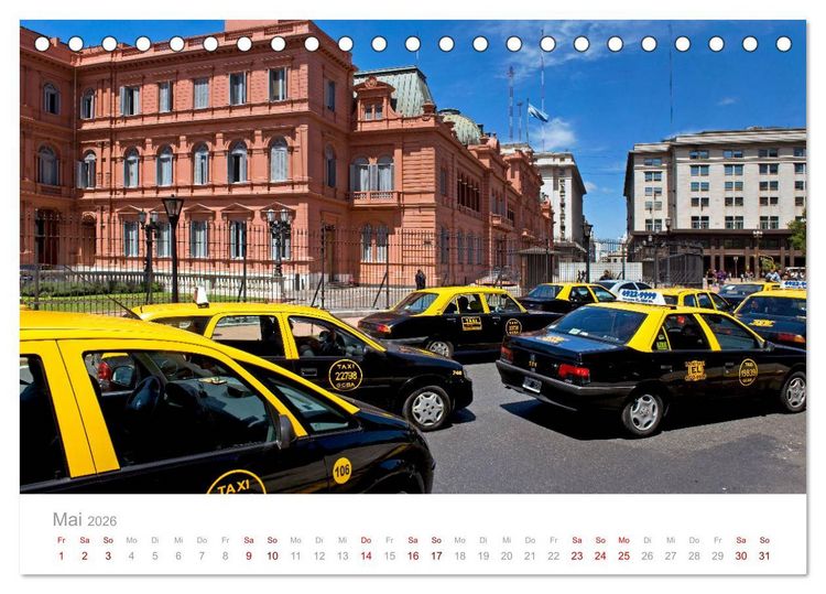 Produktbild: Geliebtes Buenos Aires (Tischkalender 2026 DIN A5 quer), CALVENDO Monatskalender
