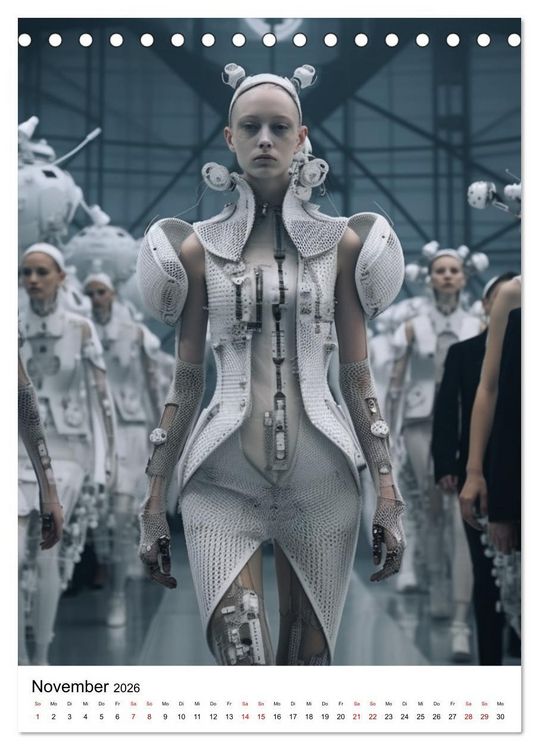 Produktbild: Future Couture (Tischkalender 2026 DIN A5 hoch), CALVENDO Monatskalender