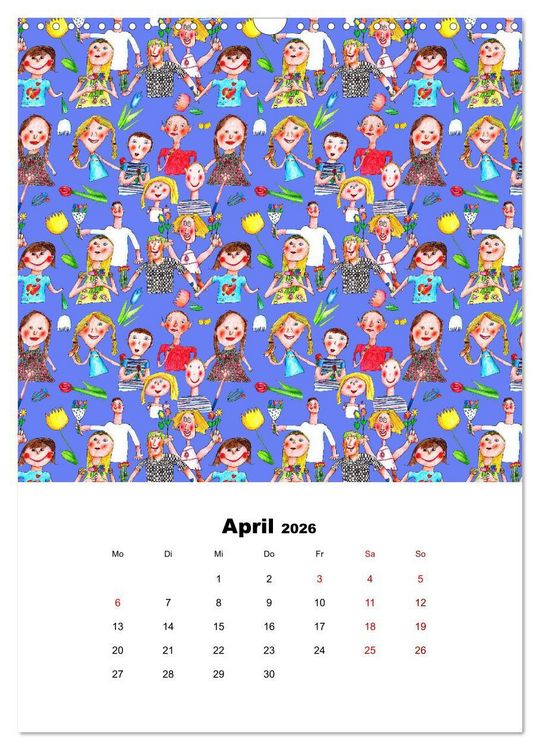 Produktbild: MUSTERMACKE (Wandkalender 2026 DIN A3 hoch), CALVENDO Monatskalender