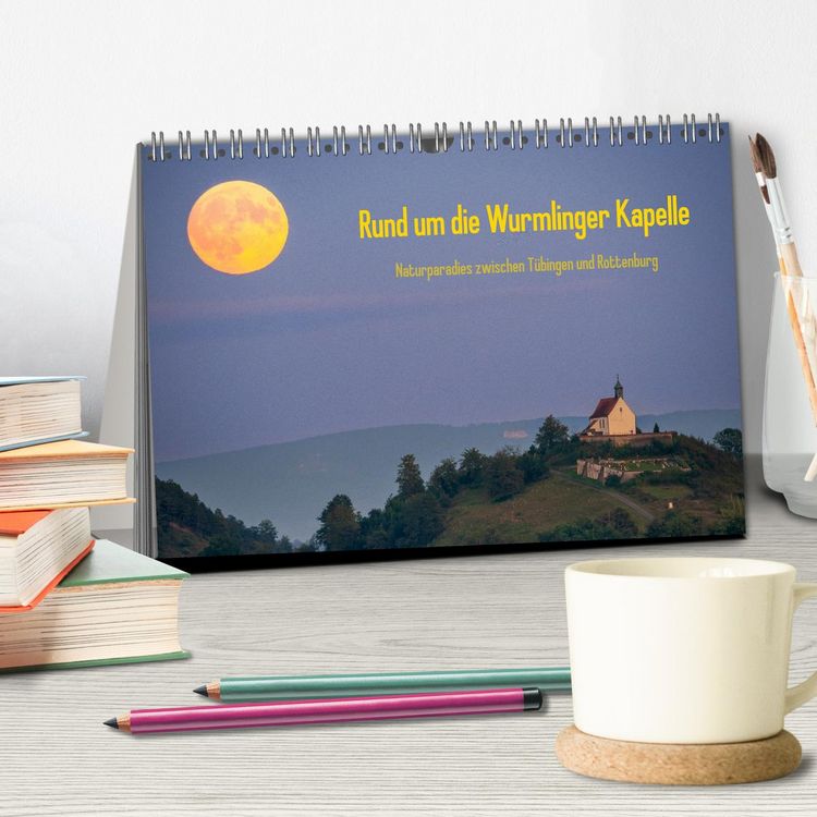 Produktbild: Rund um die Wurmlinger Kapelle (Tischkalender 2026 DIN A5 quer), CALVENDO Monatskalender