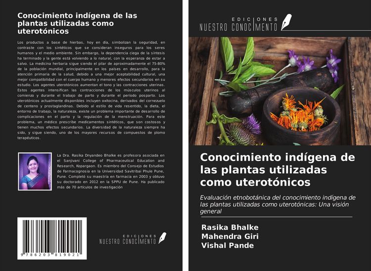 Produktbild: Conocimiento ind&iacute;gena de las plantas utilizadas como uterot&oacute;nicos
