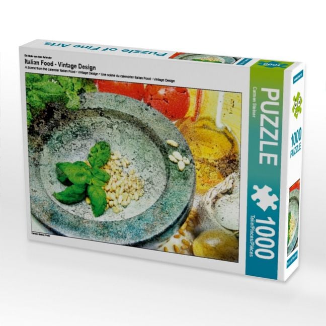 Produktbild: CALVENDO Puzzle Ein Motiv aus dem Kalender Italian Food - Vintage Design | 1000 Teile Lege-Gr&ouml;&szlig;e 64x48cm Foto-Puzzle f&uuml;r gl&uuml;ckliche Stunden