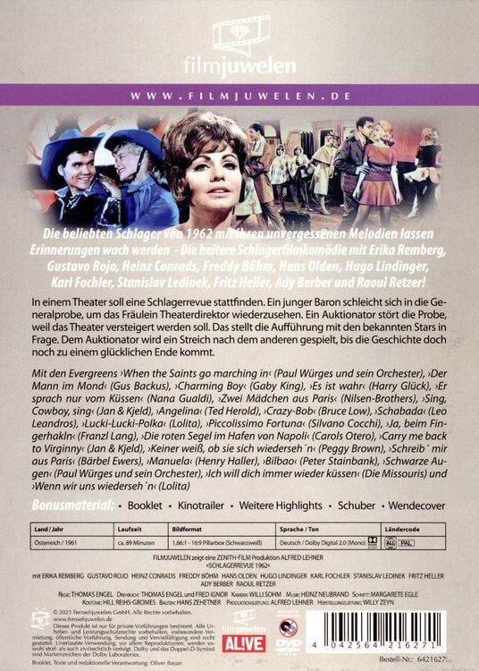 Produktbild: Schlagerrevue 1962 (Filmjuwelen)