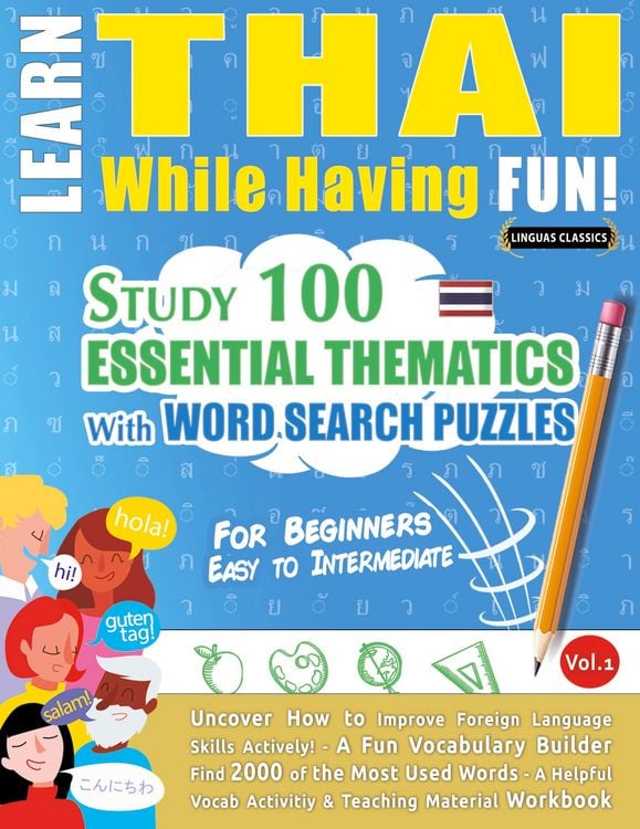 Produktbild: LEARN THAI WHILE HAVING FUN! - FOR BEGINNERS