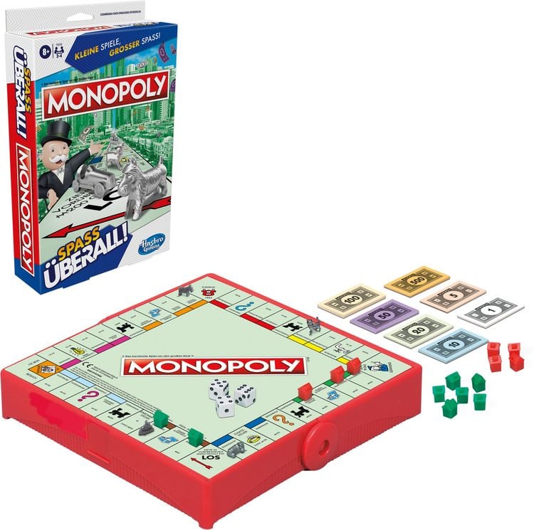 Produktbild: Hasbro F8256GC0 - Monopoly Kompakt, Reisespiel