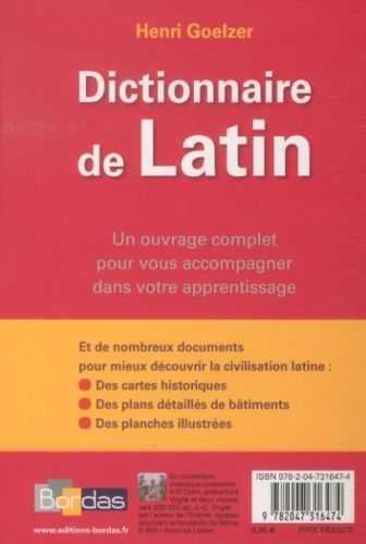 Produktbild: Dictionnaire de latin : latin-fran&ccedil;ais : fran&ccedil;ais-latin