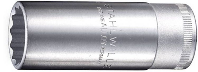 Produktbild: Steckschl&uuml;sseleinsatz 51 1/2 Zoll 12-kant SW 19mm L.83mm STAHLWILLE
