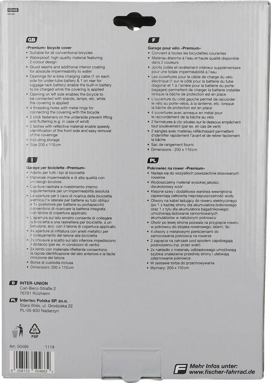 Produktbild: FISCHER FAHRRAD Fahrradgarage