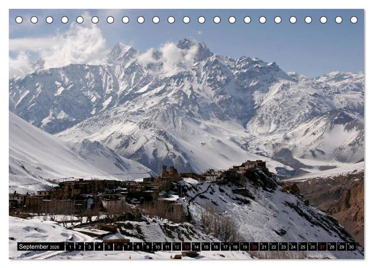 Produktbild: Nepal - Jomsom Trek (Tischkalender 2026 DIN A5 quer), CALVENDO Monatskalender