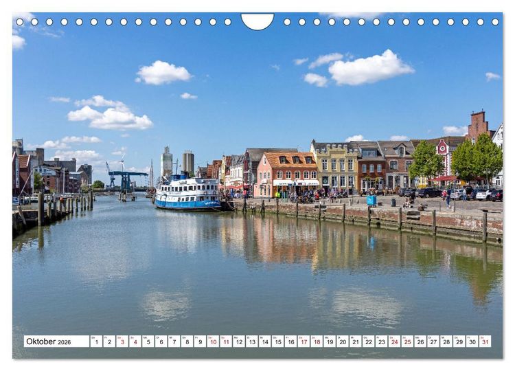 Produktbild: Moin Nordfriesland - Urlaub an der Nordseek&uuml;ste (Wandkalender 2026 DIN A4 quer), CALVENDO Monatskalender