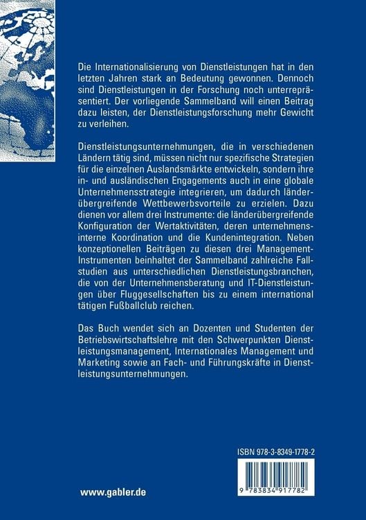 Produktbild: Management internationaler Dienstleistungen mit 3K