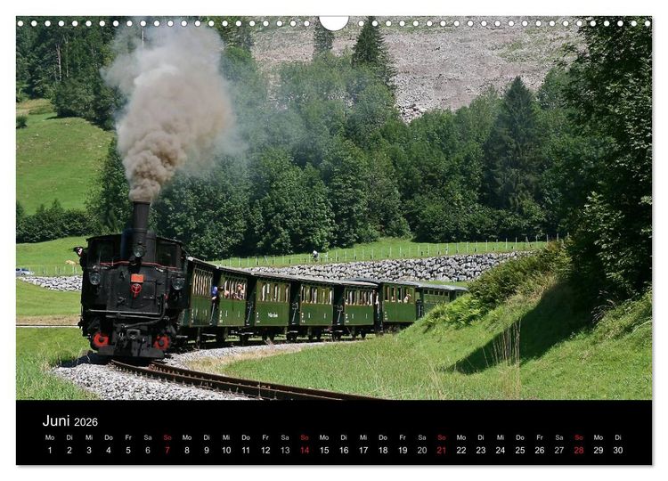 Produktbild: Mein Dampfbahnkalender 2026 (Wandkalender 2026 DIN A3 quer), CALVENDO Monatskalender