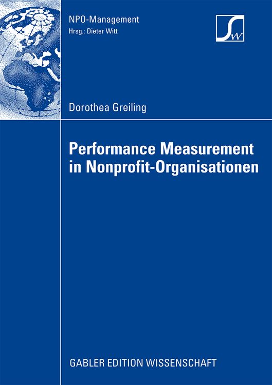 Produktbild: Performance Measurement in Nonprofit-Organisationen