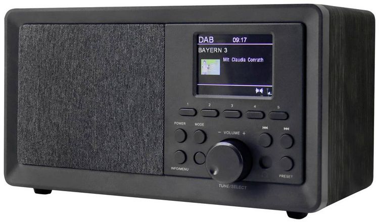 Produktbild: Soundmaster DAB+/UKW RDS Radio DAB350SW sw