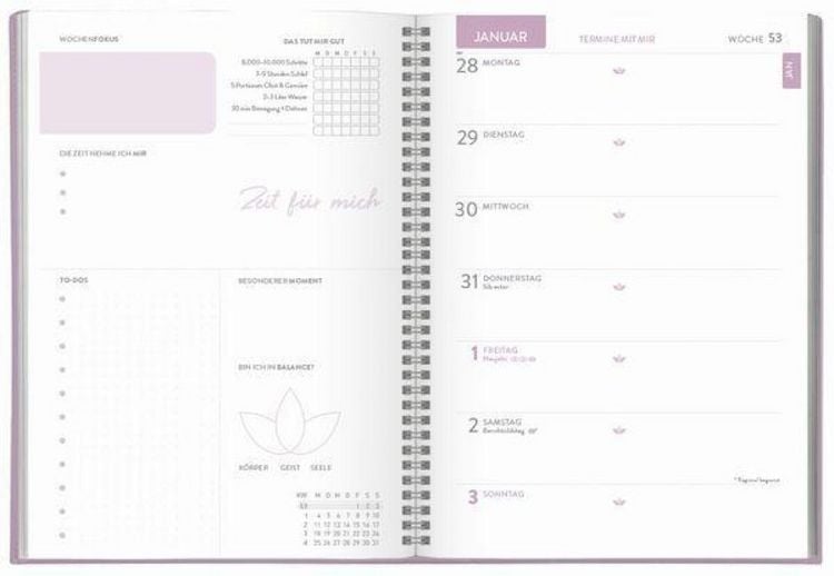 Produktbild: Terminkalender Selfcare-Planer 2027