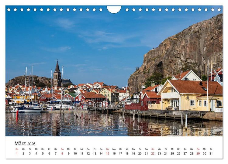 Produktbild: Westk&uuml;ste in Schweden (Wandkalender 2026 DIN A4 quer), CALVENDO Monatskalender