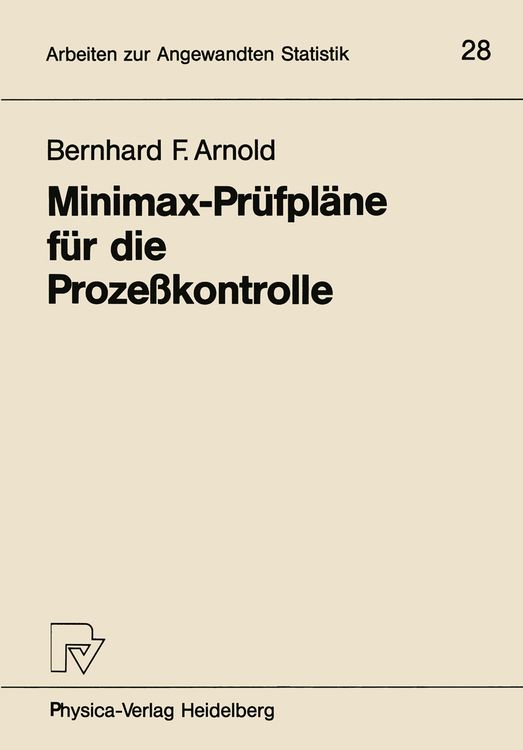 Produktbild: Minimax-Pr&uuml;fpl&auml;ne f&uuml;r die Proze&szlig;kontrolle