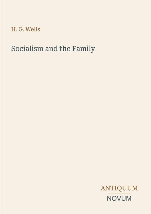 Produktbild: Socialism and the Family