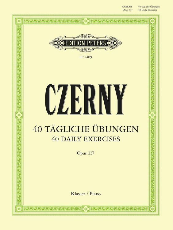 Produktbild: 40 t&auml;gliche &Uuml;bungen op. 337