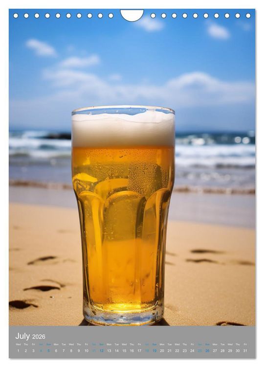 Produktbild: Beer (Wall Calendar 2026 DIN A4 portrait), CALVENDO 12 Month Wall Calendar