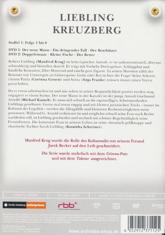 Produktbild: Liebling Kreuzberg - Staffel 1 [2 DVDs]