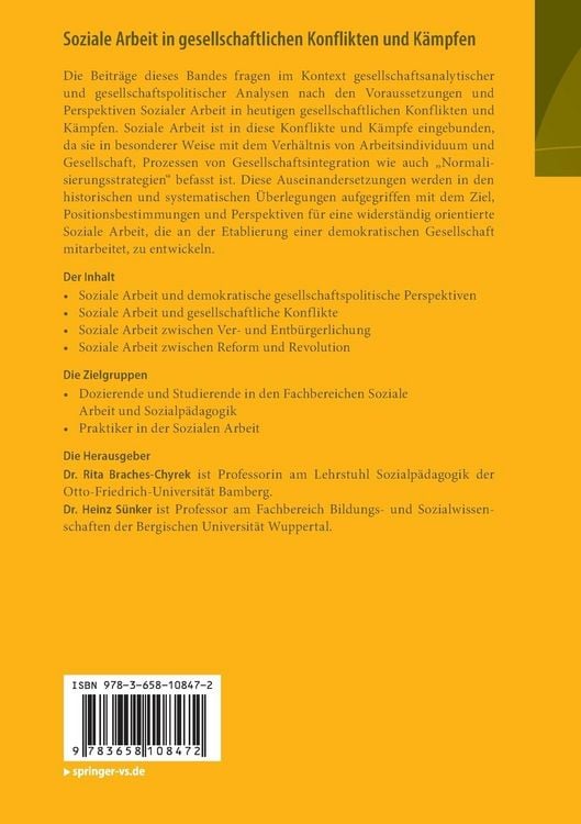 Produktbild: Soziale Arbeit in gesellschaftlichen Konflikten und K&auml;mpfen