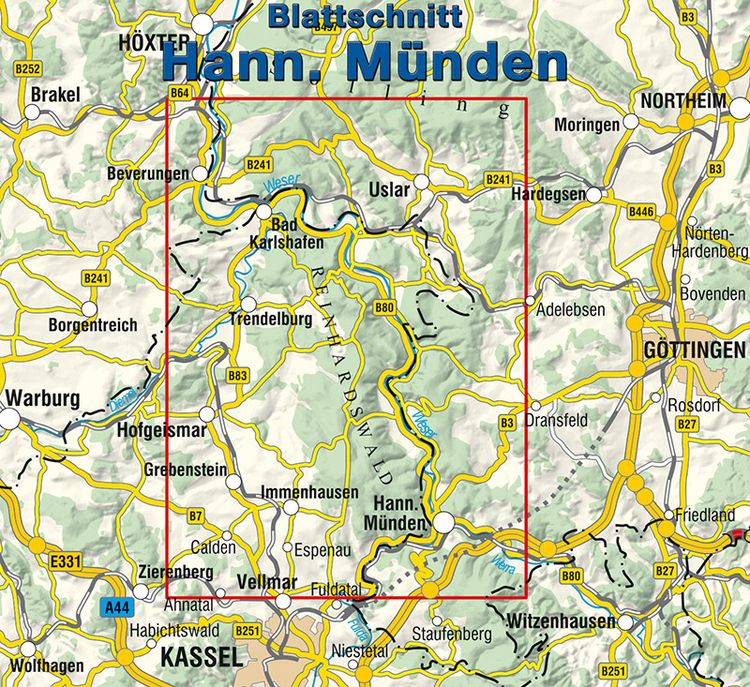 Produktbild: Hann. M&uuml;nden 1 : 10 000