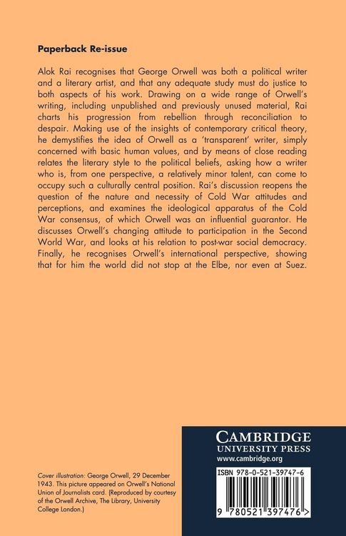 Produktbild: Orwell and the Politics of Despair