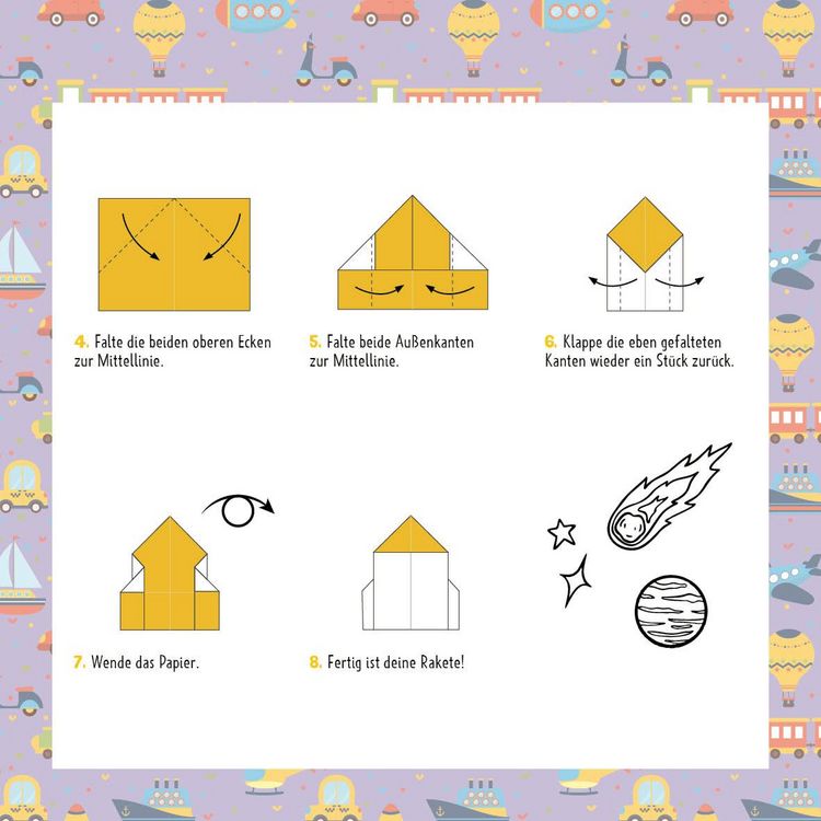 Produktbild: 88 x Origami Kids &ndash; Fahrzeuge