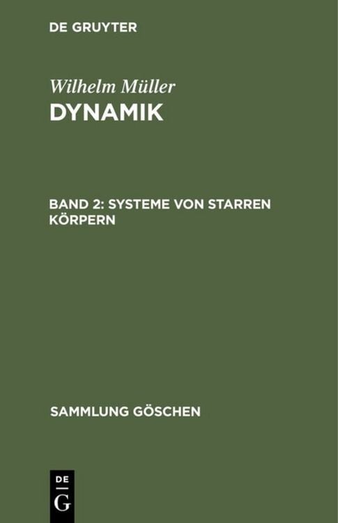 Produktbild: Systeme von starren K&ouml;rpern
