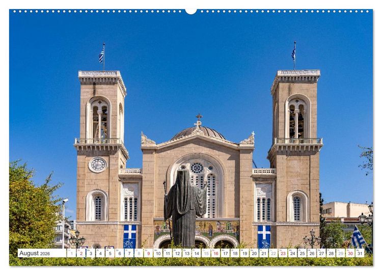 Produktbild: Griechenland - Athen (Wandkalender 2026 DIN A2 quer), CALVENDO Monatskalender