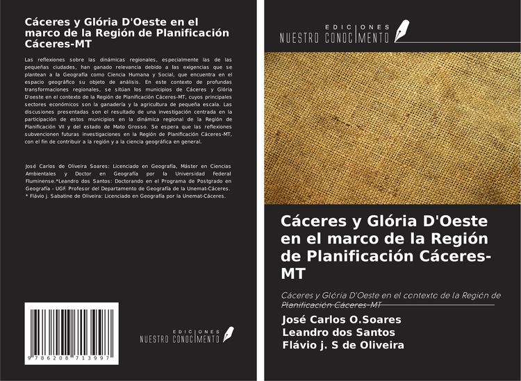 Produktbild: C&aacute;ceres y Gl&oacute;ria D'Oeste en el marco de la Regi&oacute;n de Planificaci&oacute;n C&aacute;ceres-MT