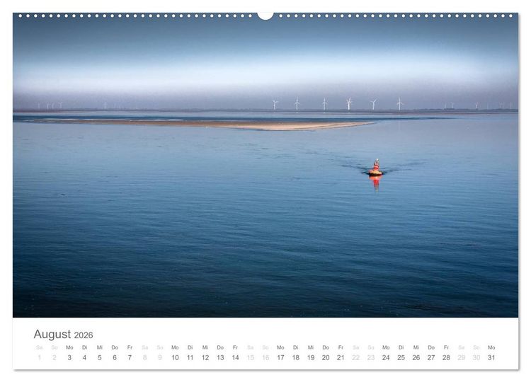 Produktbild: Amrum - Nordseeinsel im Wechsel der Gezeiten (hochwertiger Premium Wandkalender 2026 DIN A2 quer), Kunstdruck in Hochglanz