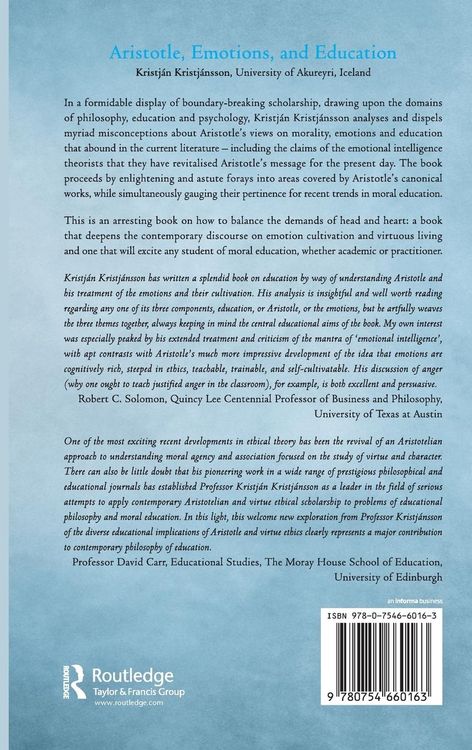 Produktbild: Aristotle, Emotions, and Education