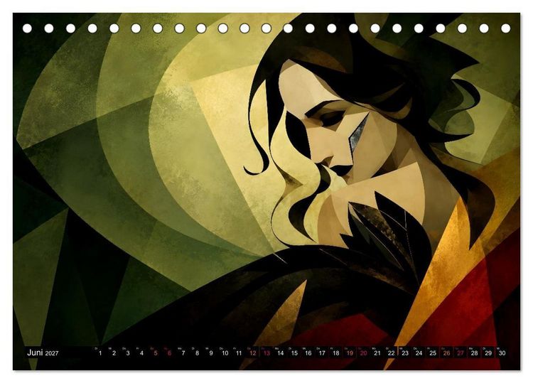 Produktbild: Fantasieportr&auml;ts zwischen Traum und Wirklichkeit (Tischkalender 2027 DIN A5 quer), CALVENDO Monatskalender